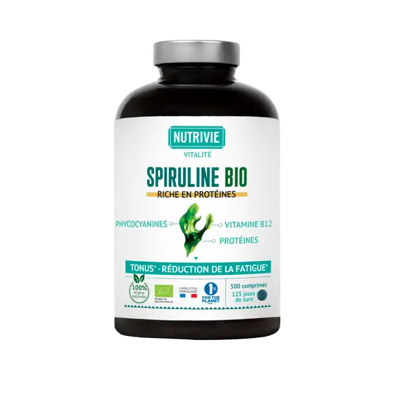 Nutrivie Spiruline Bio 500 comprimés