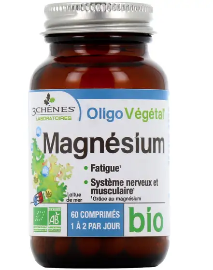 Anti gaspi 02/26 3 Chênes OligoVégétal Magnésium Bio Comprimés x 60