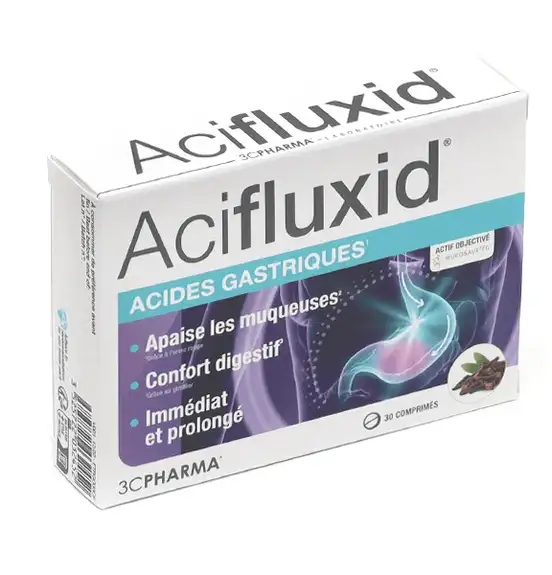 3 Chênes Acifluxid 30 comprimés