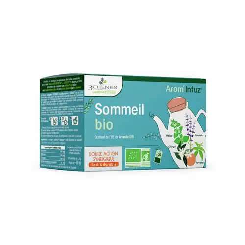 Tisane Sommeil Bio 20 sachets 3 Chênes