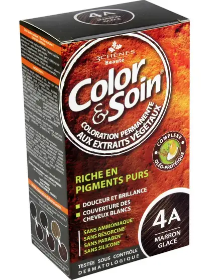 3 Chênes Color & Soin Coloration 4A marron glacé