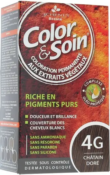 3 Chênes Color & Soin Coloration 4G chatain doré