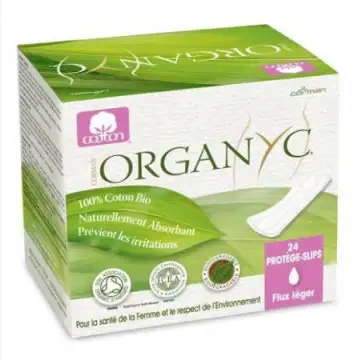 Organyc Protège-slip Flux léger Coton Bio par 24