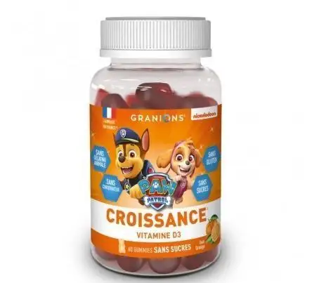 Granions Kid Pat Patrouille Gummies Croissance 60 gummies