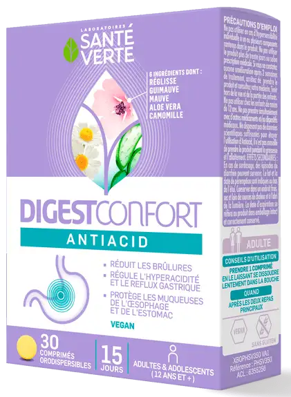 Santé Verte DigestConfort Antiacid 30 comprimés