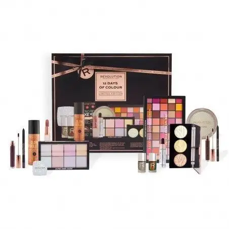 CALENDRIER DE L'AVENT 12 DAYS OF COLOUR MAKEUP REVOLUTION