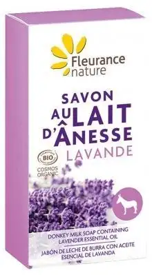 Fleurance Nature Savon Lait d'Ânesse Lavande Bio 100 g