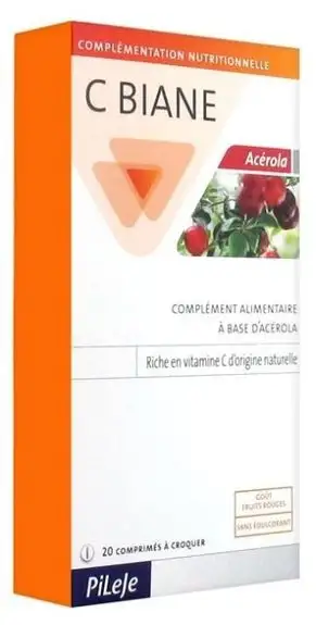 Pileje C Biane 20 comprimés