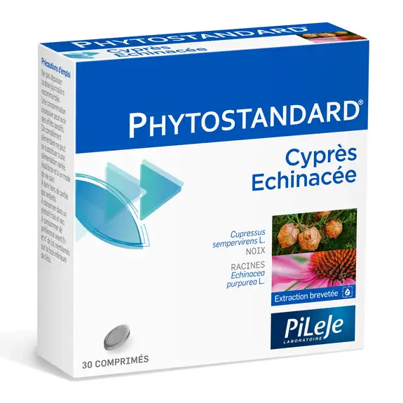 Phytostandard de Cyprès - Echinacée 30 comprimés Pileje