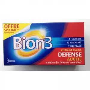Bion 3 adultes Défense 90 comprimés