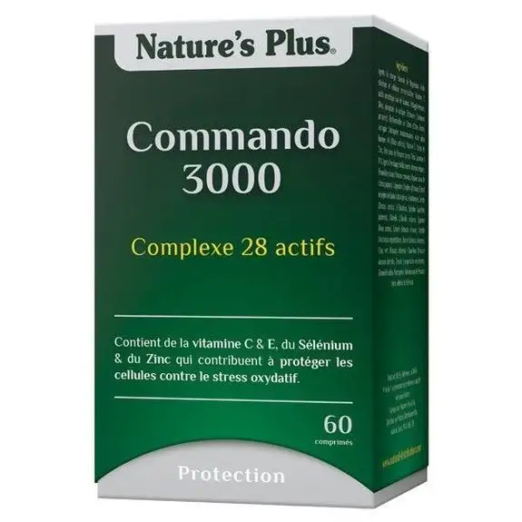 Commando 3000 60 comprimés NATURE'S PLUS
