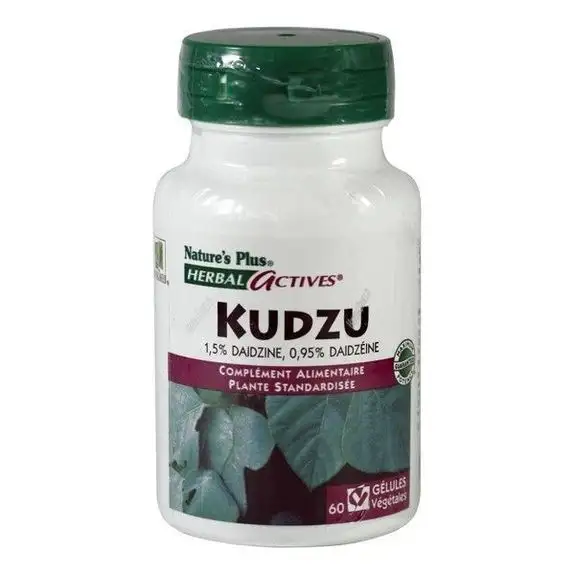 Anti gaspi 12/25 Kudzu 60 gélules Action Immédiat - Nature's Plus