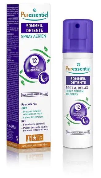 PURESSENTIEL SOMMEIL Spray aux 12 huiles essentielles HEBBD 75ml