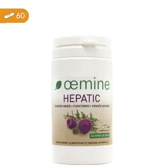 Oemine hepatic 60 gelules