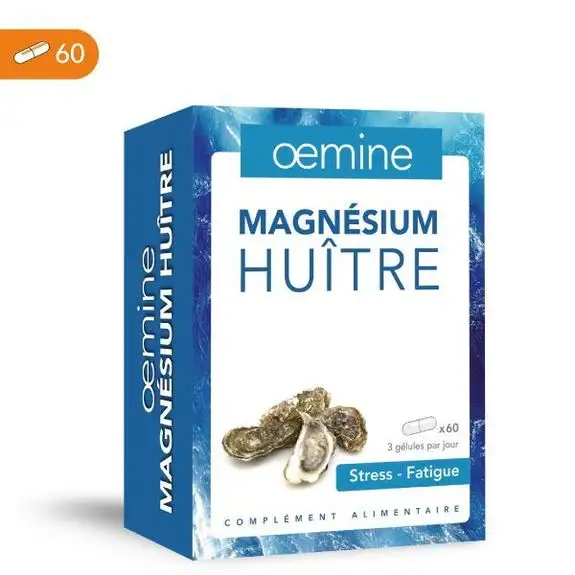 Anti gaspi 02/26 Oemine magnesium huitre 60 gelules