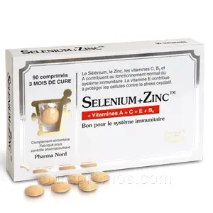 Selenium+Zinc 90 comprimés Pharma nord