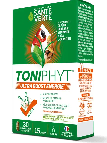 Anti gaspi 02/26 Santé Verte Toniphyt Ultra Boost Energie 30 comprimés