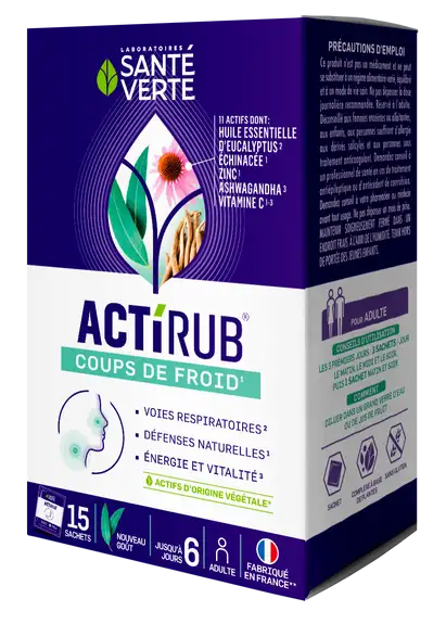 ActiRub 15 Sachets Santé verte