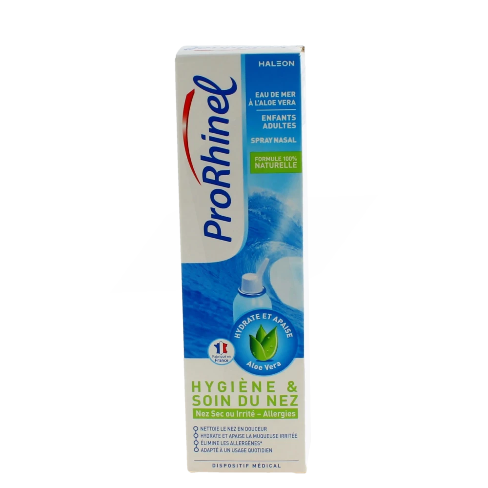 Prorhinel Hygiene Du Nez Solution Naturelle D'eau De Mer Spray 100 Ml