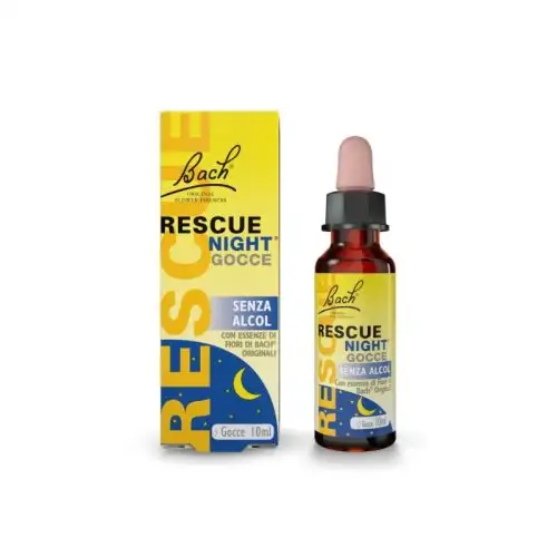 Bach Rescue Nuit Gouttes Sans Alcool 10 ml