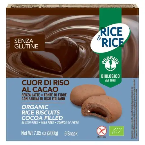 Riz & Riz Cuor Di Riso Au Cacao Probios 200g