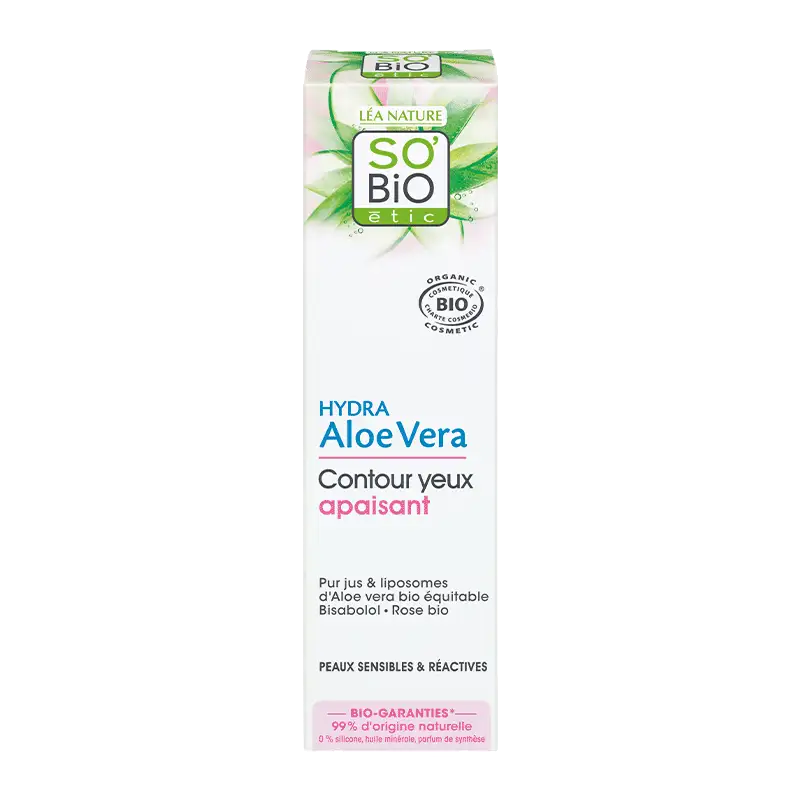 SO'BIO ETIC HYDRA ALOE VERA contour yeux anti-poches | 15 ml