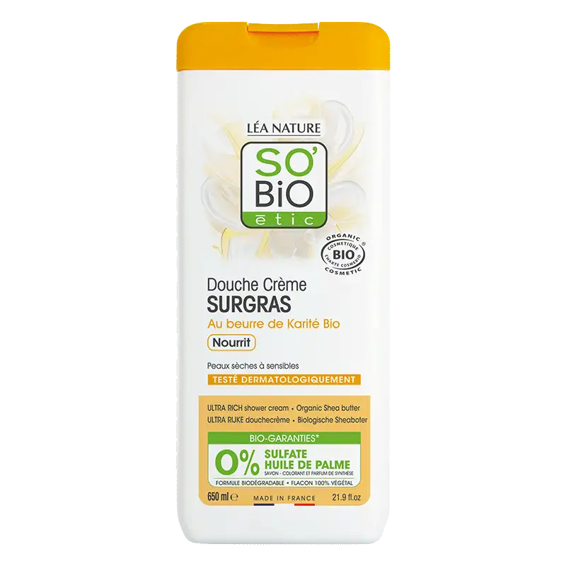 SO'BIO ETIC KARITE douche crème surgras Bio | 650 ml