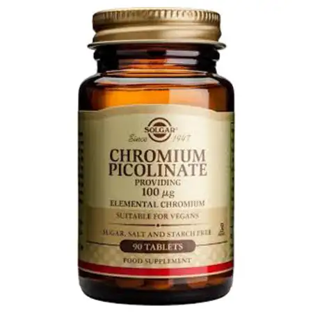 Solgar Chromium Picolinate 100mcg, 90 Capsules