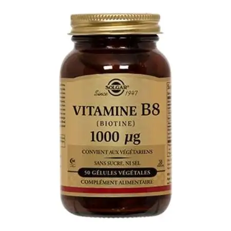 Vitamine B8 1 mg - 50 gélules