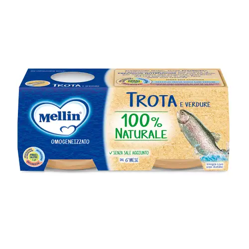 Truite Et Légumes Mellin 2x80g