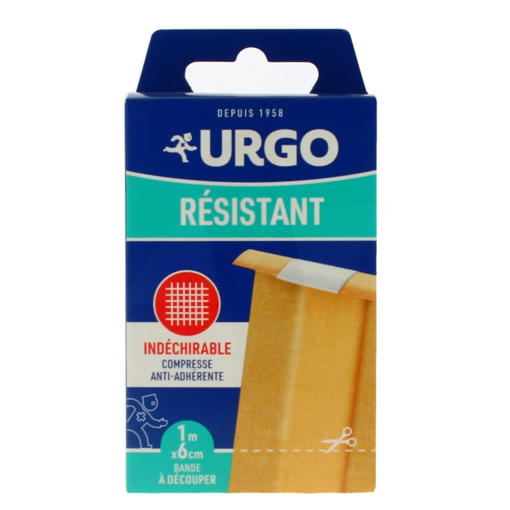 Urgo Résistant Pansement Bande à Découper Antiseptique 6 Cm1m