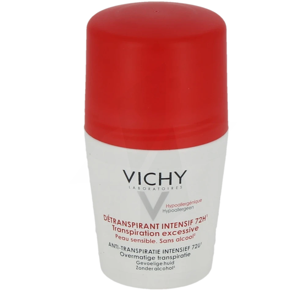Vichy Déodorant Anti-transpirant Détranspirant Intensif 72h Roll-on De 50 Ml