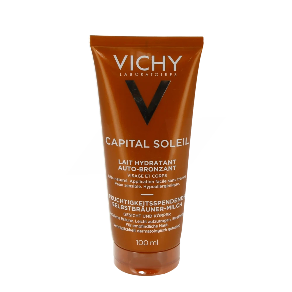 Vichy Idéal Soleil Lait Hydratant Autobronzant Tube De 100 Ml