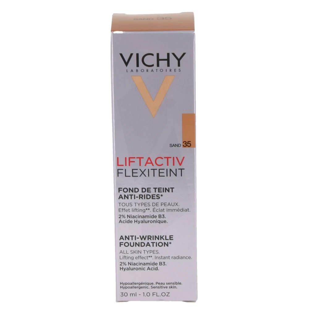 Vichy Liftactiv Flexiteint Flexilift Teint Fond De Teint Anti-rides Teinte N°35 Tube De 30 Ml