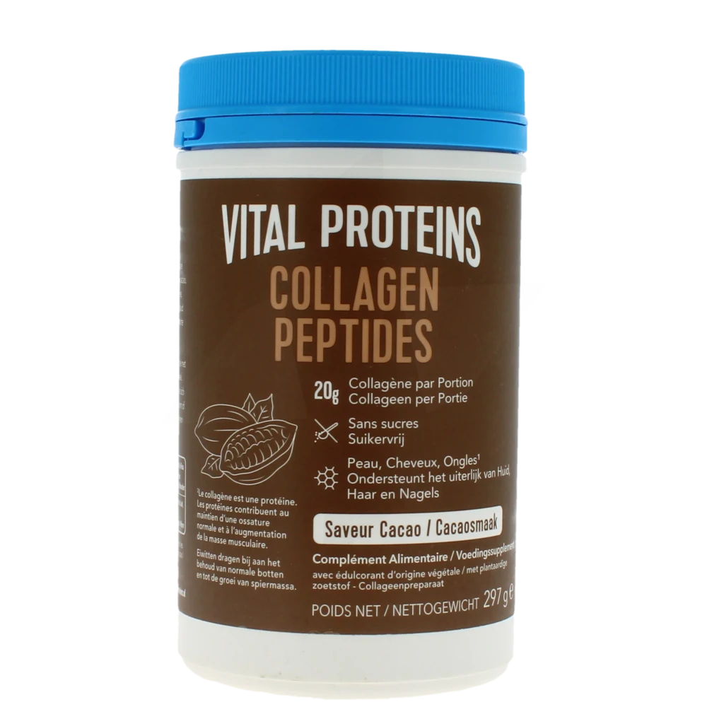 Vital Proteins Collagen Peptides Poudre Cacao Pot De 297 G