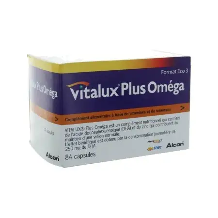 Vitalux plus omega capsule 28 x3