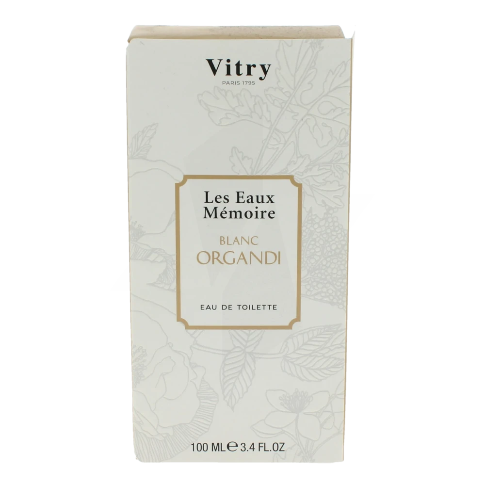 Vitry Eau De Toilette Blanc Organdi Vaporisateur De 100 Ml