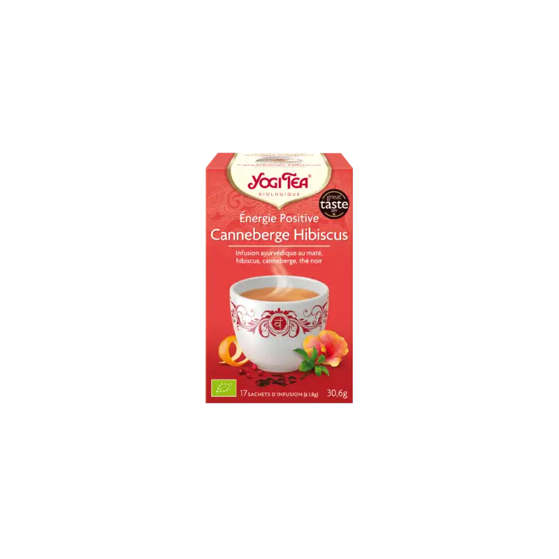 YOGI TEA Énergie positive aux cranberries et hibiscus