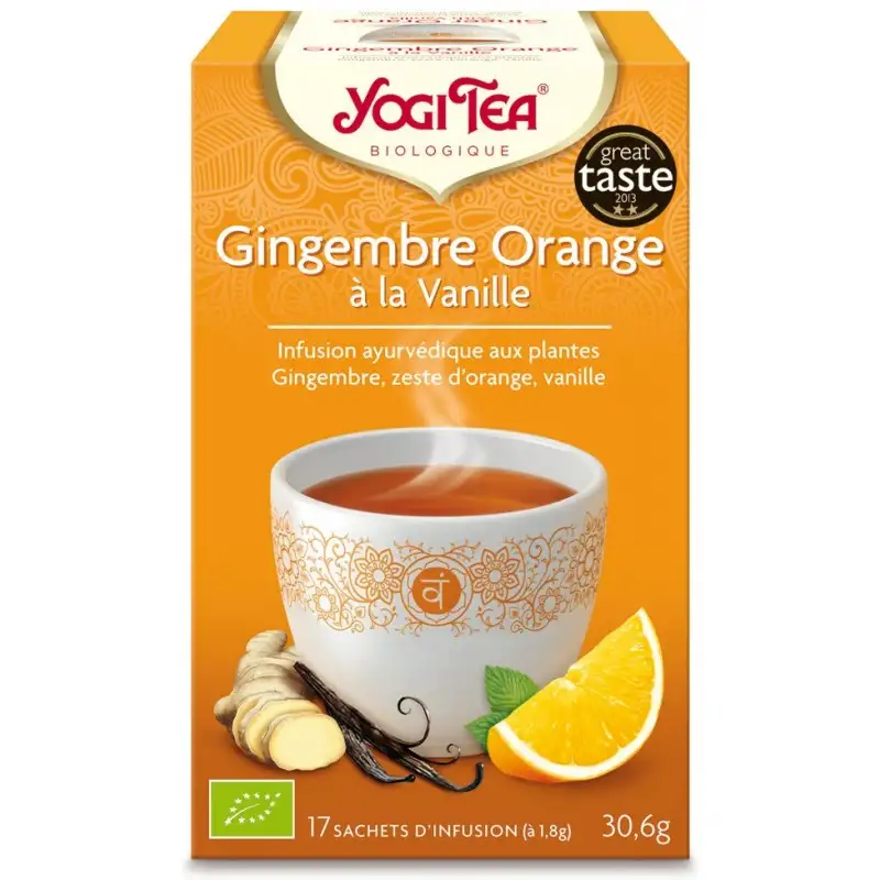 YOGI TEA Gingembre orange vanille