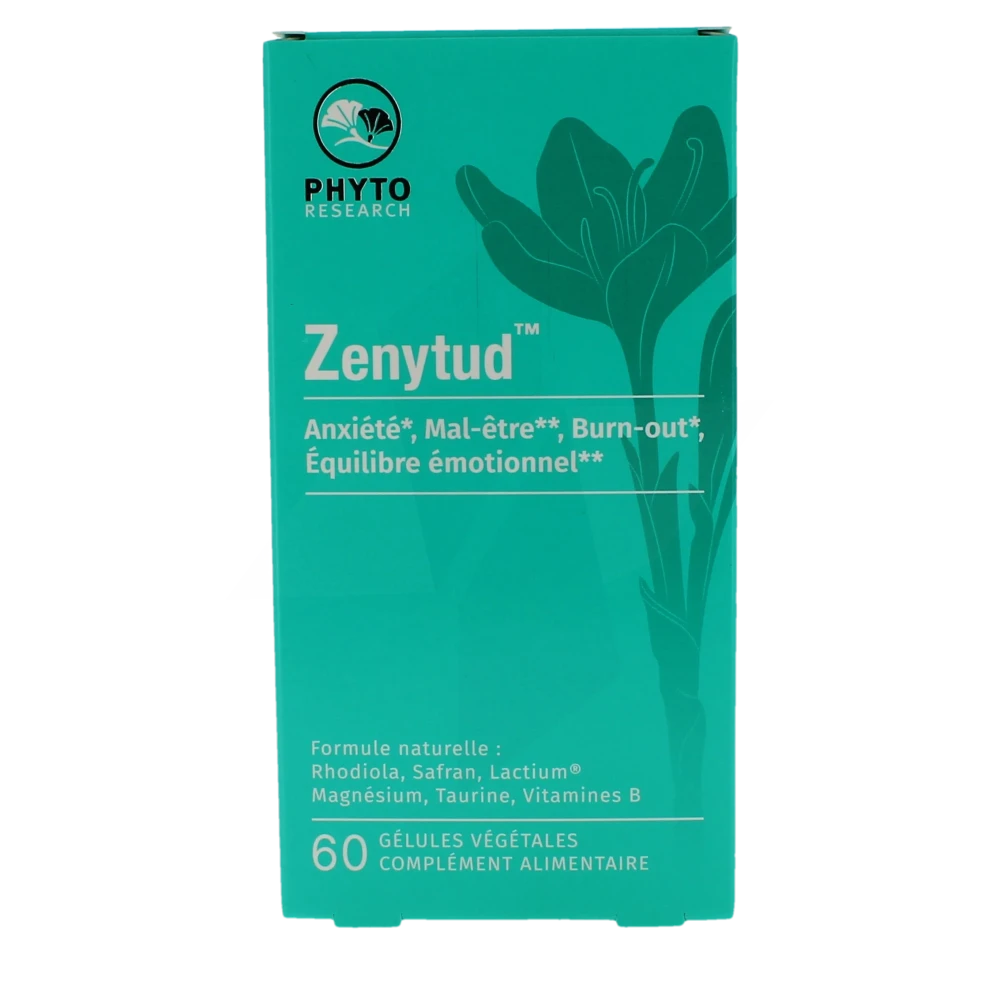 Zenytud Gélules Anxiété Mal-être Burn Out Boîte De 60