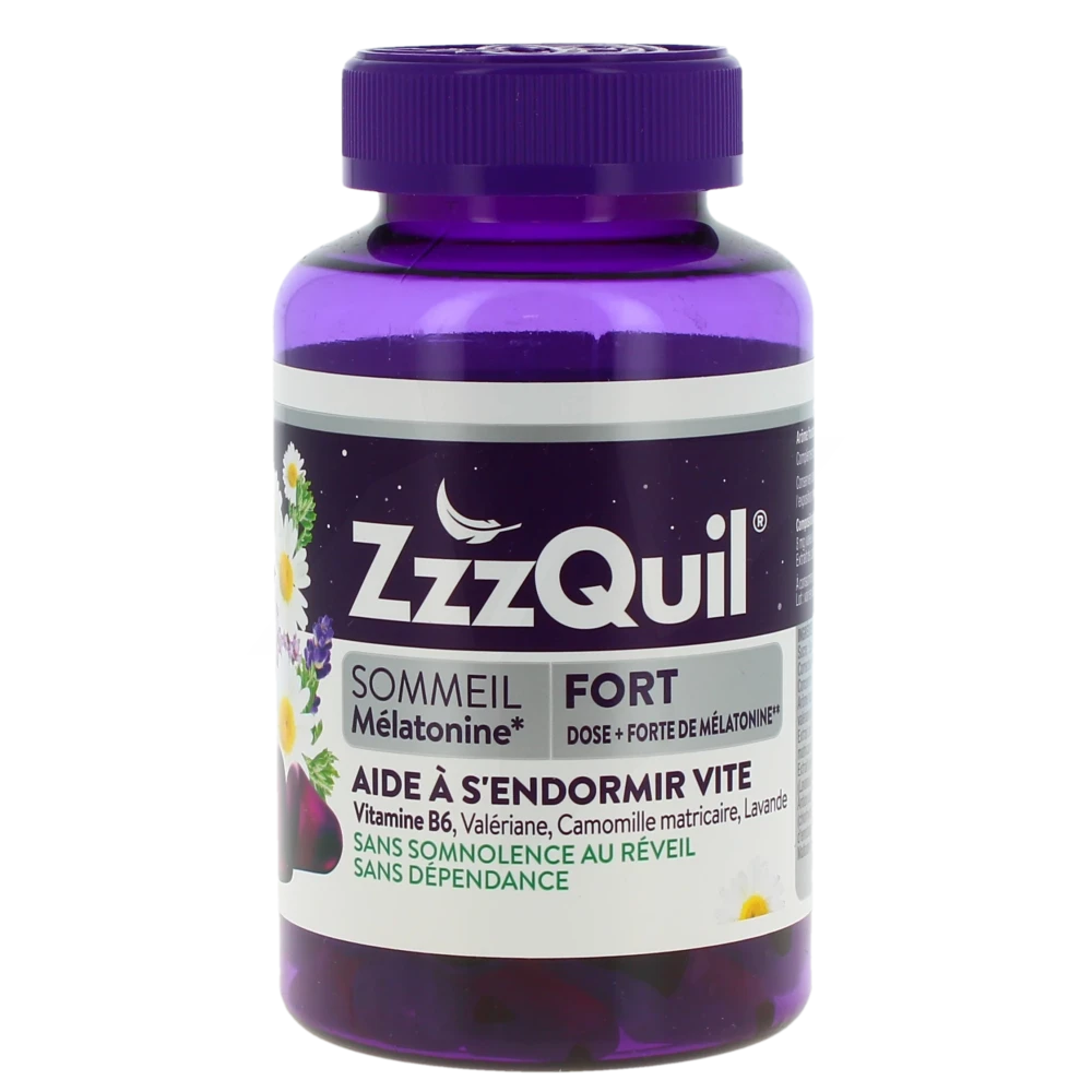 Zzzquil Fort Sommeil Gomme Fruits Des Bois Pot De 60